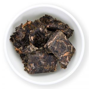 China pu'erh double dragons beeng cha - sheng 120g