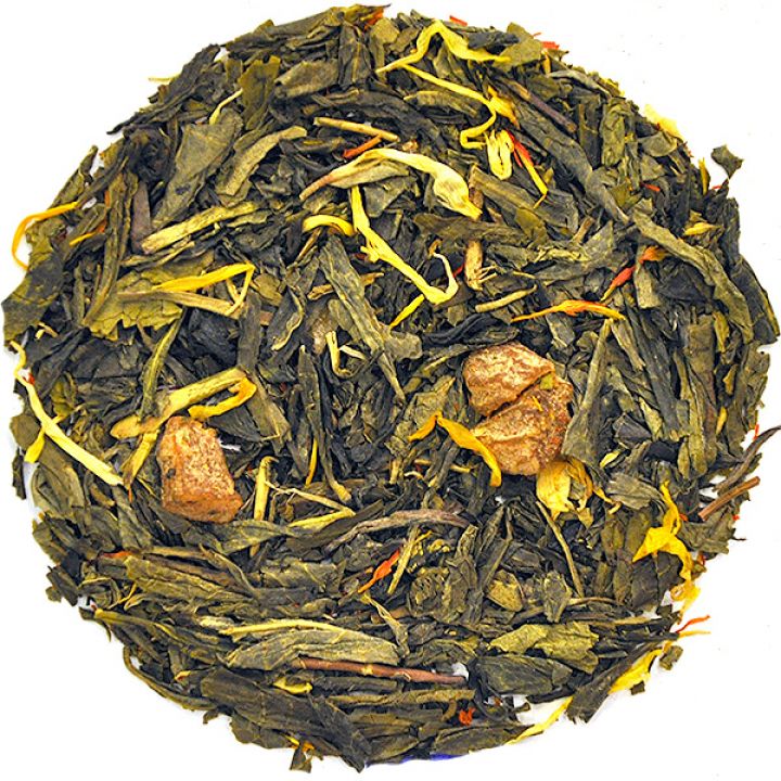 Aromatizirani zeleni čaj Breskva Papaja