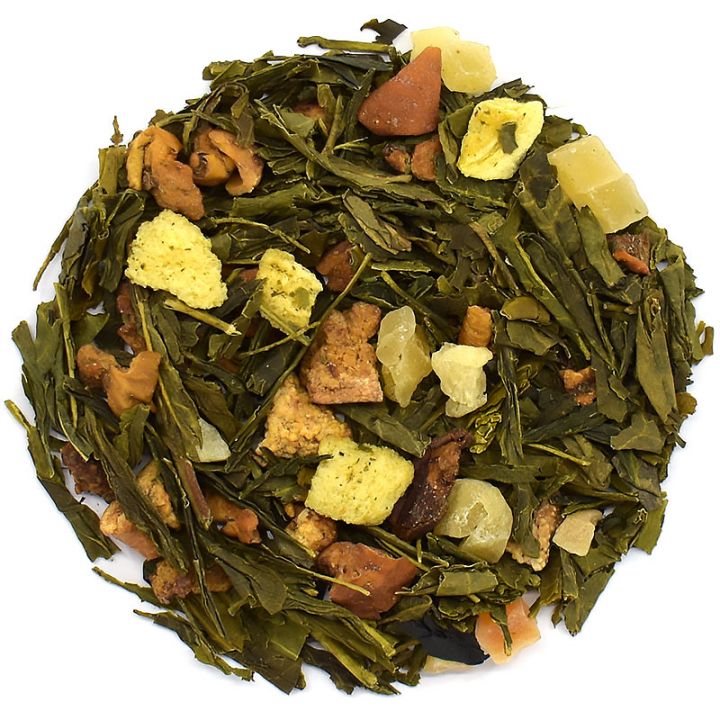 Aromatizirani zeleni čaj Sencha Tropski Kivi