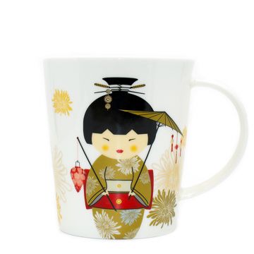 Šalica od porculana Cupti Geisha gold
