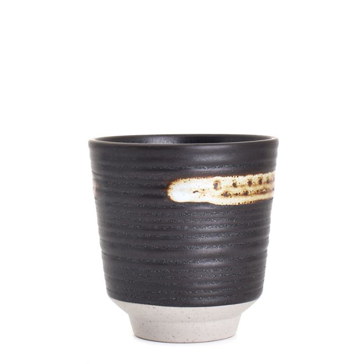 Šalica od keramike Jari 200ml u crnoj boji