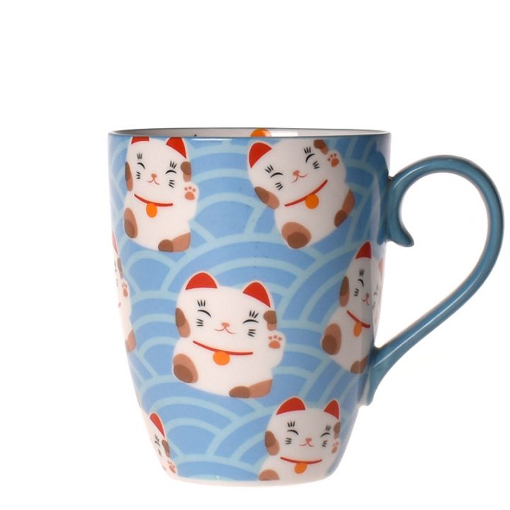 Šalica od porculana Kawaii Lucky cat 340ml