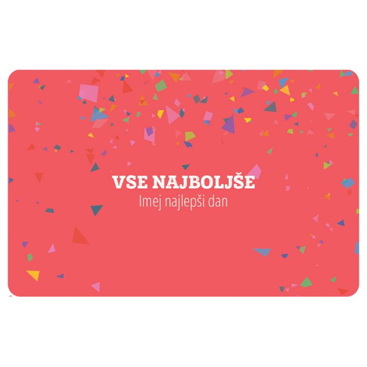 Darilni bon "Vse najboljše"