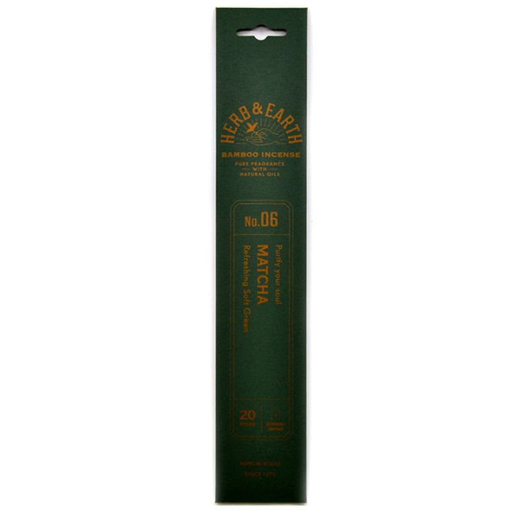 Japonske dišeče palčke Herb&Earth Matcha